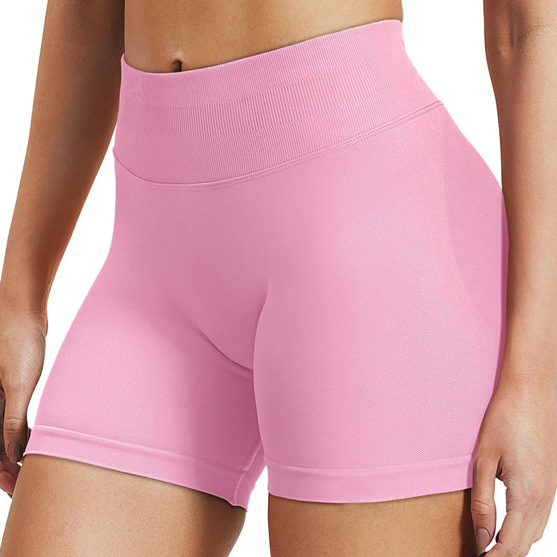 High Waist Seamless Yoga Shorts – Butt-Lifting, Quick-Dry Fitness Shorts for Women