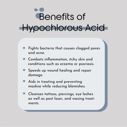 HOCL Skin Relief Spray - 8 oz Hypochlorous Acid for Sensitive Skin