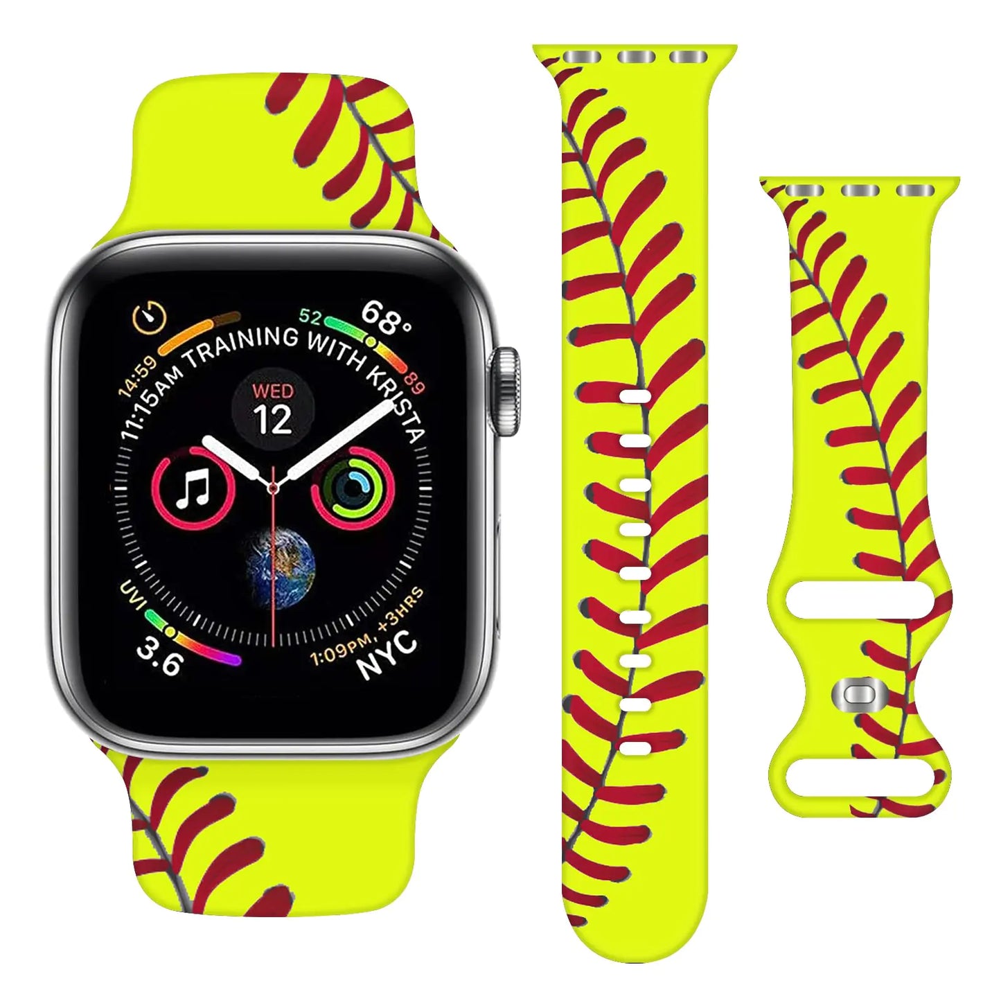Adjustable Silicone Sport Band for Apple Watch