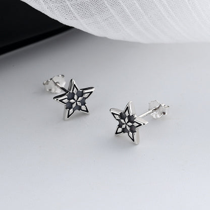 Baroque Star Stud Earrings – Elegant & Creative Vintage-Inspired Design