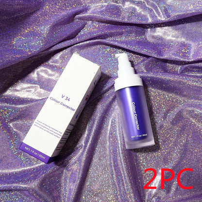 V34 Purple Teeth Whitening Mousse – Brighten & Balance Your Smile!