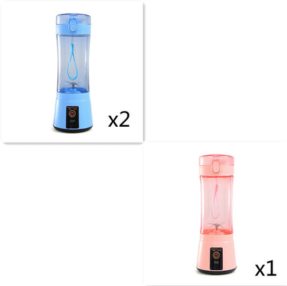 Portable Electric Fruit Juicer – USB Rechargeable Mini Smoothie Blender