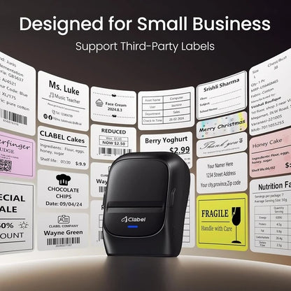 Mini Portable Bluetooth Label Maker – Inkless, Wireless & Easy to Use!