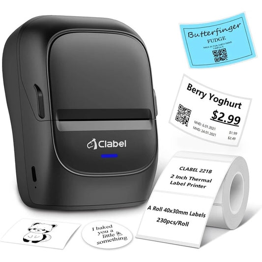 Mini Portable Bluetooth Label Maker – Inkless, Wireless & Easy to Use!