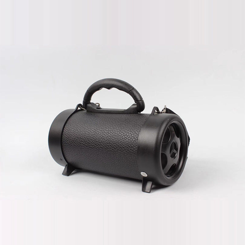 Outdoor Wireless Bluetooth Speaker with Portable Strap & Built-in Microphone