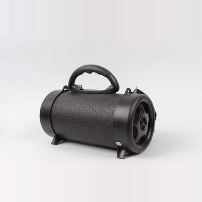 Outdoor Wireless Bluetooth Speaker with Portable Strap & Built-in Microphone
