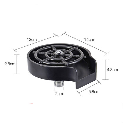 High-Pressure Automatic Cup Washer for Sink – Bar & Kitchen Glass Rinser Tool