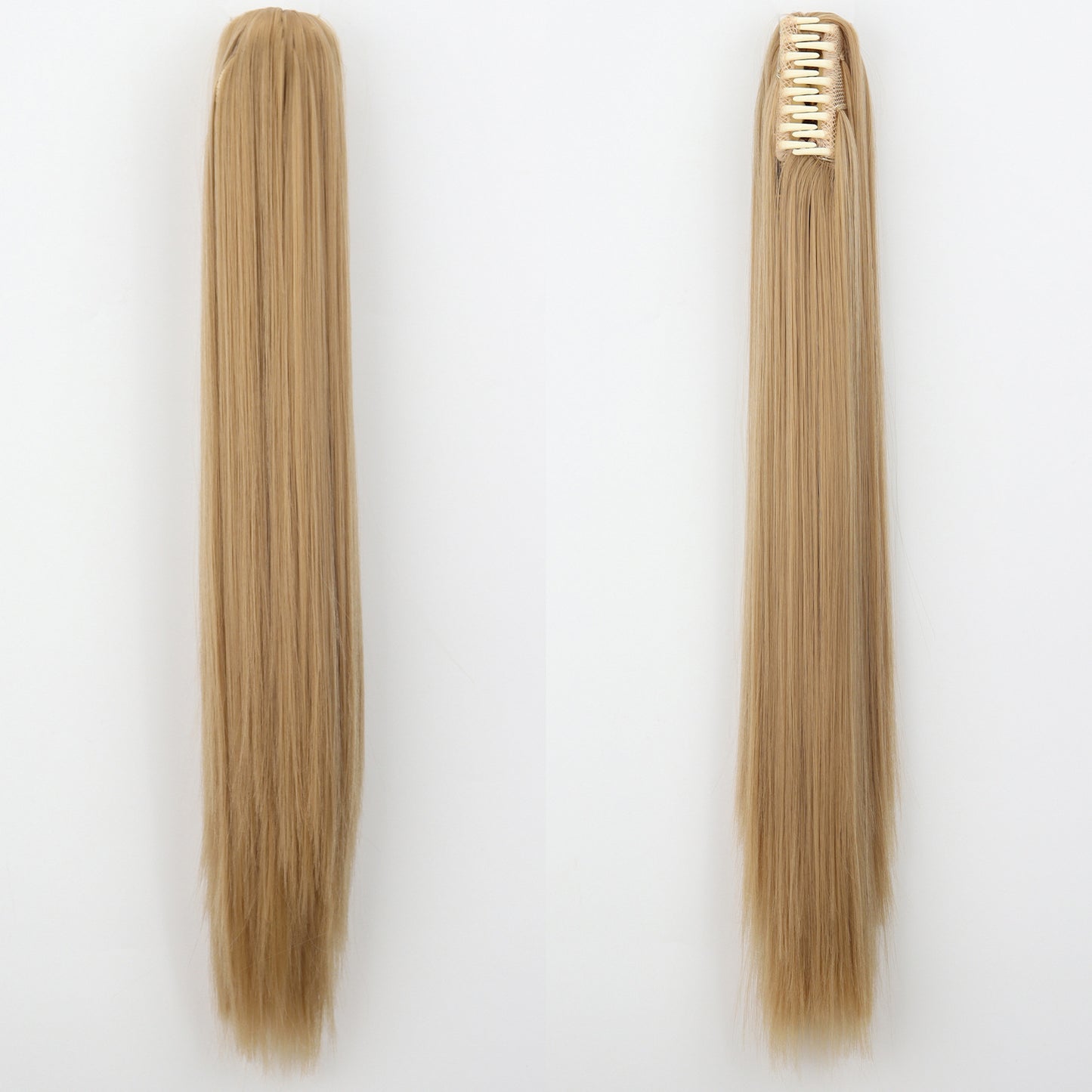 "Fashion Ponytail Claw Clip - Long Straight Fluffy Hair