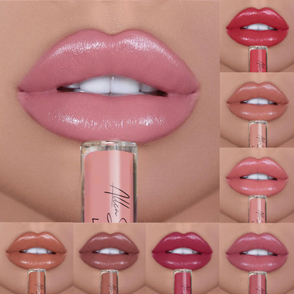 Silky Cream Texture Lip Gloss – High-Pigment, Moisturizing, Non-Sticky Lip Glaze