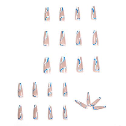 Soft Finish False Nails – Ready-to-Wear, Reusable Press-On Nail Set for Salon-Quality Manicure