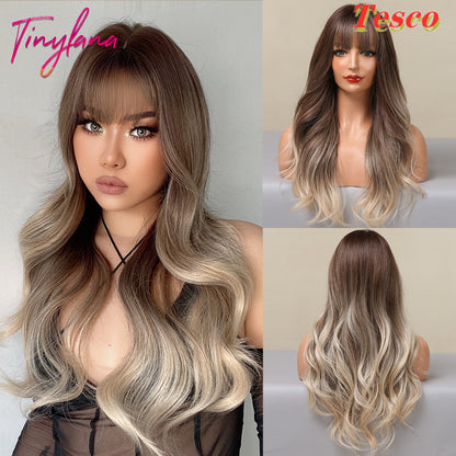 Women's Wavy Wig - Effortless Elegance & Style