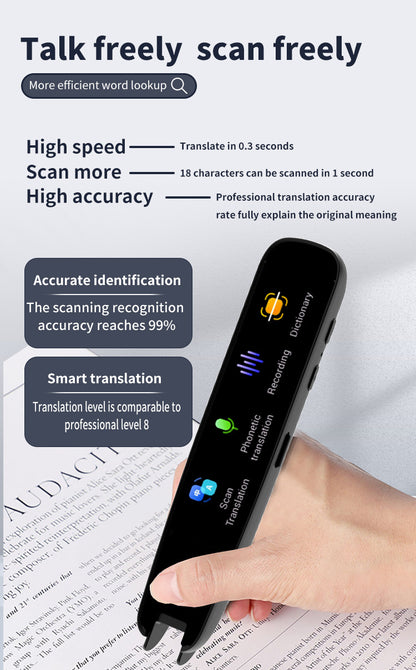 Multi-Language Translation Pen – Smart Wi-Fi Dictionary & Scanner!