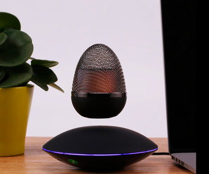 Newest Levitating Floating Speaker – Portable Magnetic Suspension Wireless Speaker with 360° Rotation