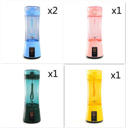 Portable Electric Fruit Juicer – USB Rechargeable Mini Smoothie Blender