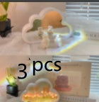 DIY Tulip Mirror Night Lamp – Handmade LED Cloud Flower Light Kit