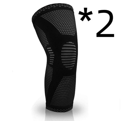 Knitted Compression Sports Knee Pads – Breathable Support for Running, Basketball & Fitness