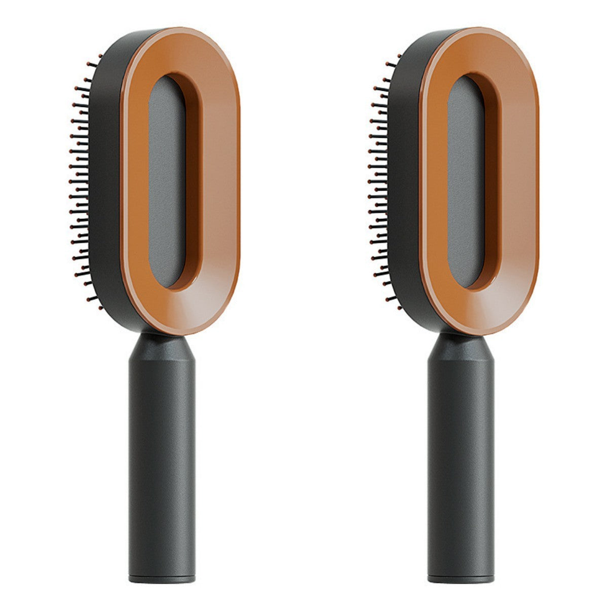 Self-Cleaning Hair Brush for Women - Anti-Static Scalp Massage Comb