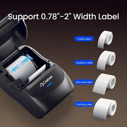 Mini Portable Bluetooth Label Maker – Inkless, Wireless & Easy to Use!