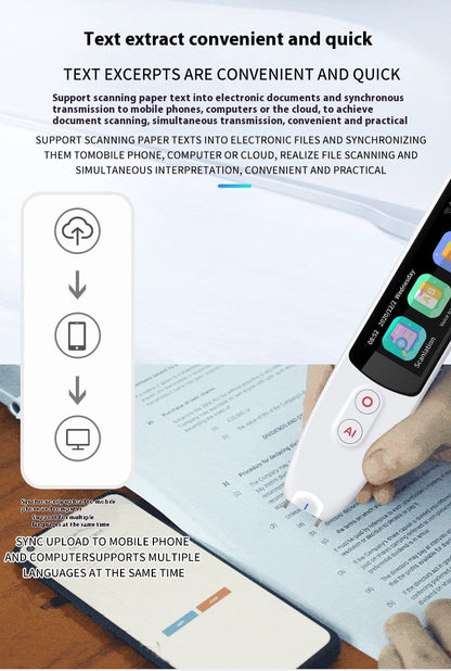 Smart Scan Translation Pen – Read, Translate & Learn Instantly!