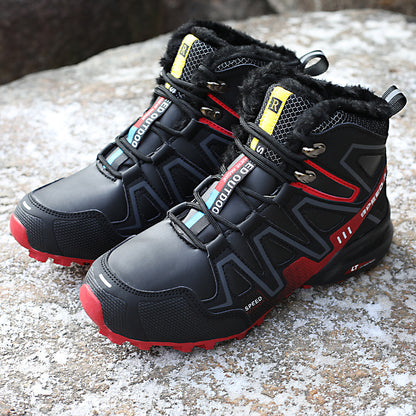 Men's Winter High-Top Snow Boots - Thermal & Lightweight