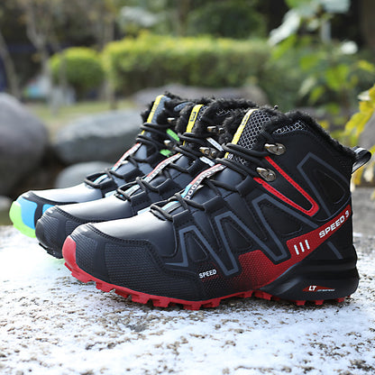Men's Winter High-Top Snow Boots - Thermal & Lightweight