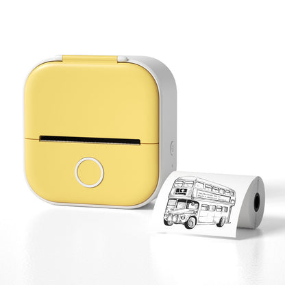 Portable Mini Thermal Label Printer – Bluetooth Sticker Maker & Photo Printer for Home, School & Office Use