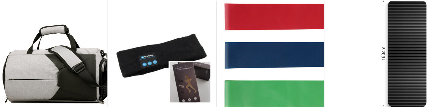 Wireless Bluetooth-Compatible Sports Headband – Sweat-Resistant Audio Headband for Fitness, Yoga & Outdoor Activities