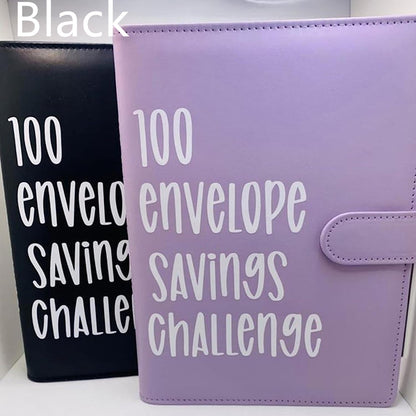 Cash Envelope Challenge Binder – Budget Tracker Organizer for Couples & Saving Goals