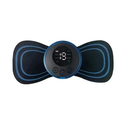 Smart Mini Electric Neck Massager Rechargeable EMS Portable Massage Patch Adjustable Multi-Speed Neck Shoulder Massager
