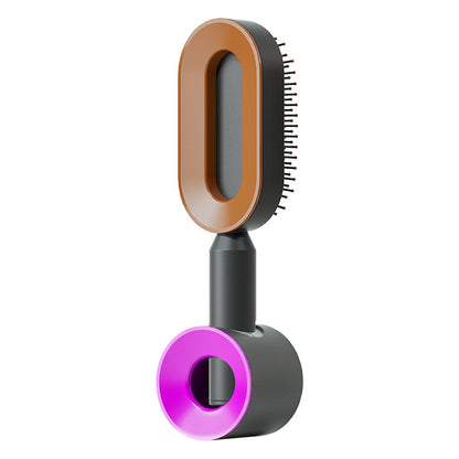 Self-Cleaning Hair Brush for Women - Anti-Static Scalp Massage Comb