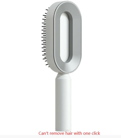 Self-Cleaning Hair Brush for Women - Anti-Static Scalp Massage Comb