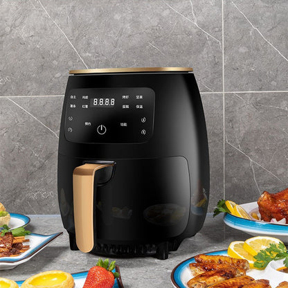 Smart Touch Air Fryer – 4.5L Oil-Free Digital Electric Cooker for Healthy Home Cooking