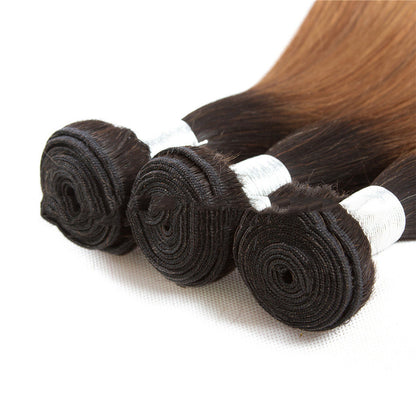 Fashionable Straight Human Hair Wig - Natural and Sleek Look
