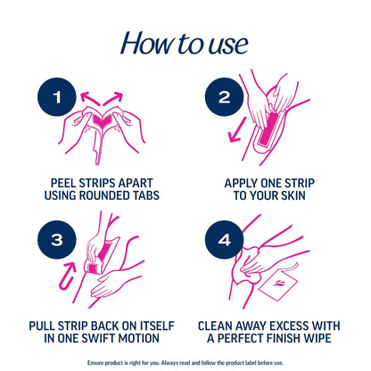 Veet 40-Count Wax Strips Kit | Full Body Hair Removal