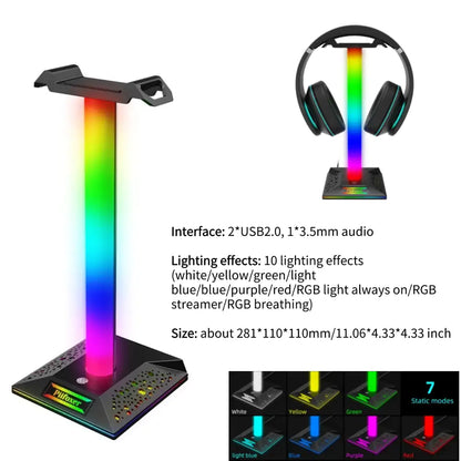RGB Gamer Headphone Base